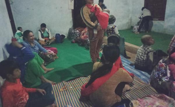 ဓာတ်ပုံ US SA (Facebook ) /နမ္မတူ မြို့နယ်ရှိ စစ်ဘေးရှောင်များပုံ