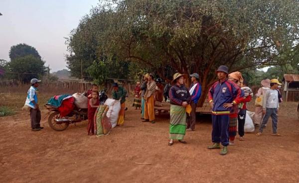 ၂၀၂၂ ခုနှစ် ဖေဖော်ဝါရီလက စစ်ရှောင်ပုံ