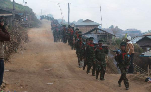 Ta’ang National Liberation Army (TNLA) troops. Photo: Mizzima