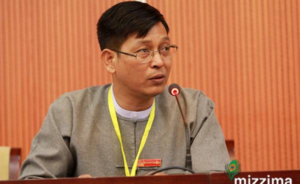 နိုင်ငံတော်အတိုင်ပင်ခံရုံး ညွှန်ကြားရေးမှူးချုပ် ဦးဇော်ဌေး (ဓာတ်ပုံ-မင်းမင်း(နေပြည်တော်)