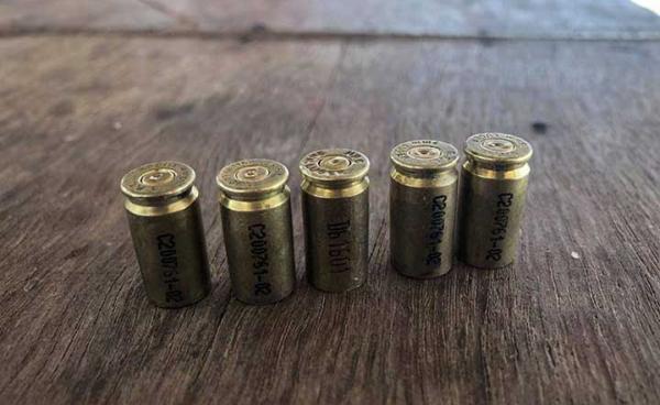 Photo by Tung Huayli Youth/ လူငယ်တစုပစ်ဖောက်ခဲ့သည့်သေနတ်ကျည်ခွံတချို့ 