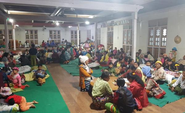 Photo by Kyaut Mae Youth/ ကျောက်မဲရောက် စစ်ဘေးရှောင်များ 