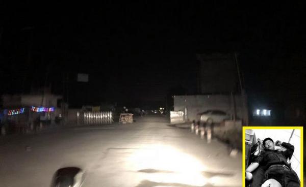 Photo Credit to U Thaung Tun/ ပစ်ခတ်ခံရသည့်နေရာနှင့် ပစ်ခတ်မှုကြောင့် ဒဏ်ရာရရှိသွားသည့်ပြည်သူ့စစ်တပ်ဖွဲ့ဝင်၏ပုံ