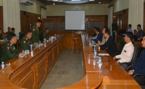 Photo Credit to cincds /တပ်မတော်ညှိနှိုင်းဆွေးနွေးရေးအဖွဲ့နှင့် RCSS/SSA ကိုယ်စားလှယ်များတွေ့ဆုံ