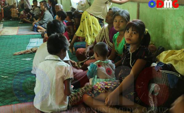IDPs in Sin Thay village, Taw Phyar Chaung region, Ponnagyun Township