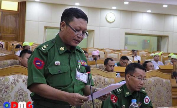 Military-appointed lawmaker Lt-Col Win Bo