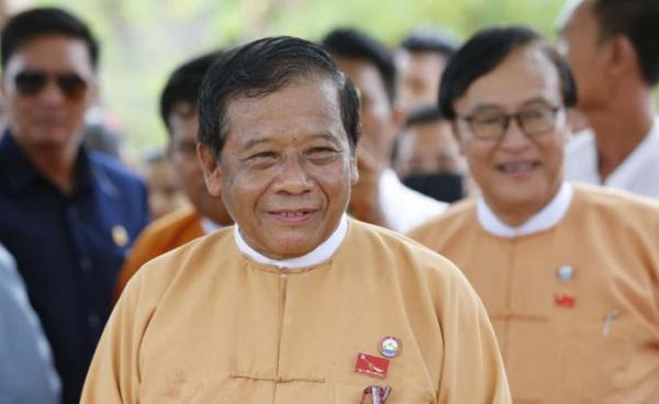 မန္တလေးတိုင်းဒေသကြီး ဝန်ကြီးချုပ် ဒေါက်တာဇော်မြင့်မောင်။ (ဓာတ်ပုံ - ဟိန်းထက်/အီးပီအေ)