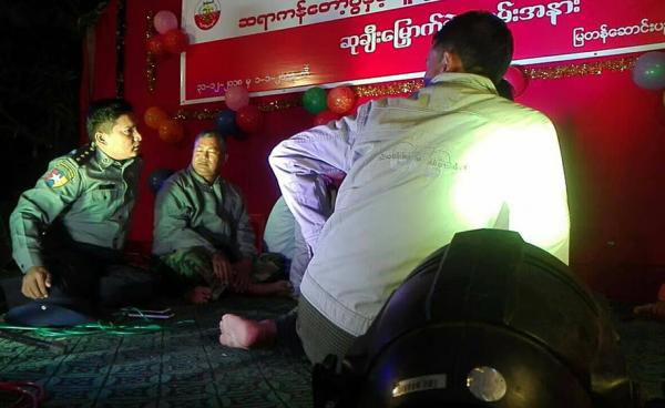မြတန်ဆောင်းဘုန်းတော်ကြီးကျောင်း ဆရာကန်တော့ပွဲအား သက်ဆိုင်ရာမှလာရောက်ဟန့်တားစဉ်