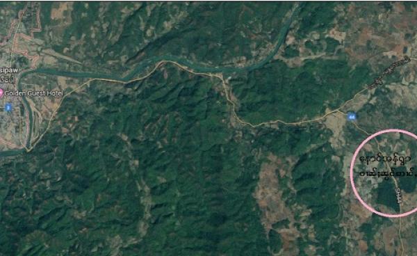 Form Google Map/သီပေါမြို့နယ် တိုက်ပွဲဖြစ်ပွါးသည့် နောင်အန်ရွာပြမြေပုံ