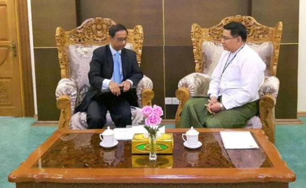 ရခိုင် မှနေရပ်စွန့်ခွာသူများအား လက်ခံရေး ပြန်လည်စတင်ရန် ဘင်္ဂလားဒေ့ရှ် သံအမတ်ကြီးအားခေါ်တွေ့