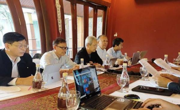 ထိုင်းနိုင်ငံချင်းမိုင်မြို့တွင် ပြုလုပ်ခဲ့သော ငြိမ်းချမ်းဆွေးနွေးမှုမြင်ကွင်း။ ဓာတ်ပုံ NRPC