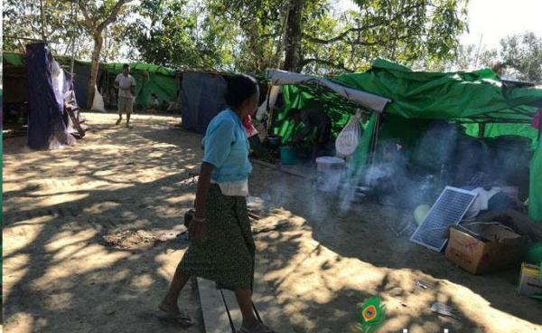 IDPs camp in Rakhine State. Photo: Aye Chan Khaing/Mizzima