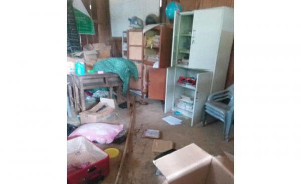 Photo Credit to ဆရာမ သဲသဲ- ဖောက်ထွင်းခံရသော မူဆယ်မြို့က မူလတန်းကျောင်း 