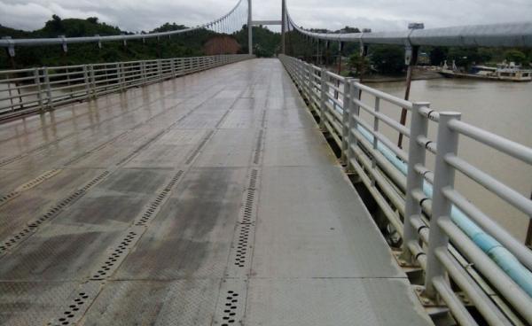 ဓာတ်ပုံ- မင်းပြားမြို့ရှိ ရာမောင်ကြိုးတံတားအား တွေ့ရစဉ်(ဓာတ်ပုံ-CJ)