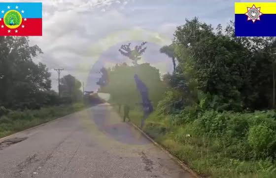 တိုက်ပွဲဖြစ်ပွားခဲ့သည့် ရေး-ထားဝယ် လမ်းပိုင်းတစ်ခုကို တွေ့ရစဉ် / Crd