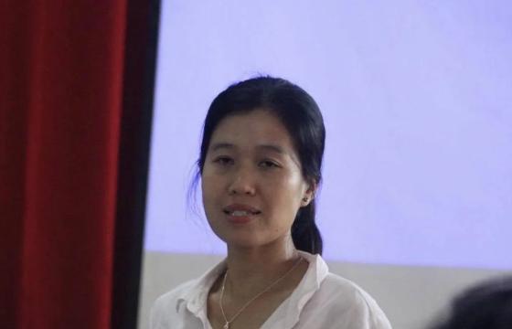 KNPP ပါတီ၏ ပထမဆုံး အမျိုးသမီး အတွင်းရေးမှူး (၂) ဖြစ်လာသူ မော်သဲမာ။ / Credit