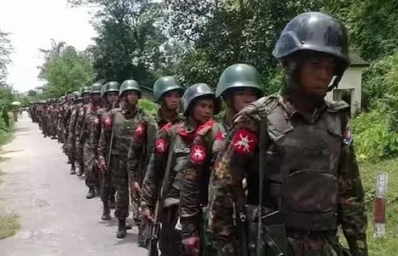 ရိက္ခာပြတ်ရာမှ ၆၆၆ ပွိုင့်ကုန်းက အတင်းတိုးထွက်လာသော စစ်တပ်စစ်ကြောင်း AA ဆီမှာ ချေမှုန်းခံရ