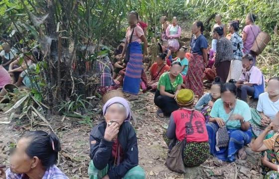 KNU သထုံခရိုင်မှ စစ်ဘေးရှောင်များ(ယခင်ပုံဟောင်း)