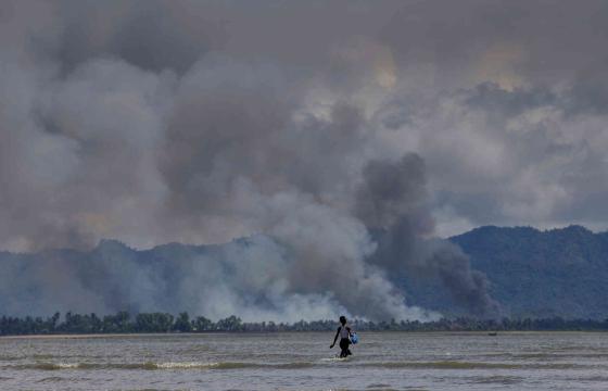 မောင်တောမြို့နယ်တွင် ရိုဟင်ဂျာ အိမ် ၆ လုံး မီးလောင်ပျက်စီး