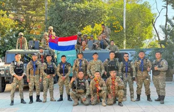 KNA တပ်ဖွဲ့ဝင်အချို့အား တွေ့ရစဉ် (ပုံဟောင်း)