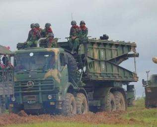Military junta forces during operations. Photo: Myanmar Defence Weapons (File Photo)
