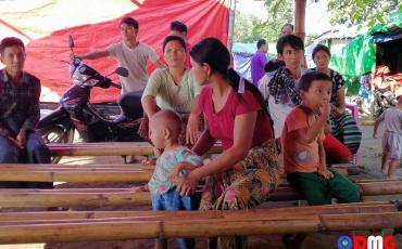 Saint Joseph refugee camp in Myitkyina city