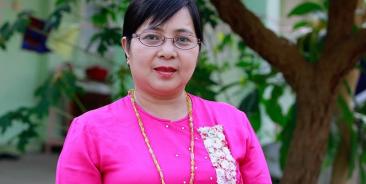 Daw Shwe Shwe Sein Latt, Member of Parliament, Amyotha Hluttaw (Upper House), Constituency N0.3, Bago Region (Daik-U, Waw, Shwe Kyin Townships). Photo: Min Min/Mizzima