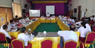 ပုံစာ - MUP ဗဟိုအလုပ်အမှုဆောင် အစည်းအဝေးကို ၂၀၂၀ နိုဝင်ဘာလက ကျင်းပခဲ့စဉ်။ ဓါတ်ပုံ - မွန်ညီညွတ်ရေးပါတီ (ဗဟို)